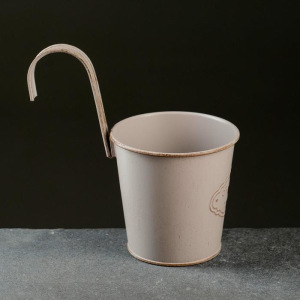 Кашпо металлическое "Ведерко" навесное, микс 10,5*8*10,5см Кашпо металлическое "Ведерко" навесное, микс 10,5*8*10,5см