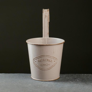 Кашпо металлическое "Ведерко" навесное, микс 10,5*8*10,5см Кашпо металлическое "Ведерко" навесное, микс 10,5*8*10,5см