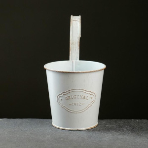 Кашпо металлическое "Ведерко" навесное, микс 10,5*8*10,5см Кашпо металлическое "Ведерко" навесное, микс 10,5*8*10,5см