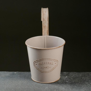 Кашпо металлическое "Ведерко" навесное, микс 10,5*8*10,5см Кашпо металлическое "Ведерко" навесное, микс 10,5*8*10,5см