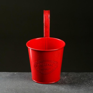 Кашпо металлическое "Ведерко" навесное, микс 10,5*8*10,5см Кашпо металлическое "Ведерко" навесное, микс 10,5*8*10,5см