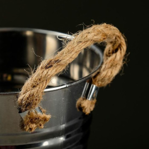 Кашпо металлическое "Ведерко" высокое13*9,5*12см Кашпо металлическое "Ведерко" высокое13*9,5*12см