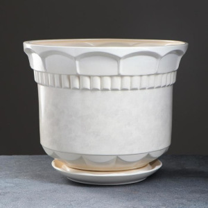 Кашпо "Фиеста" кремовое 17 л Кашпо "Фиеста" кремовое 17 л