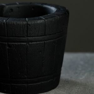 Кашпо Ведерко, черное Кашпо Ведерко, черное