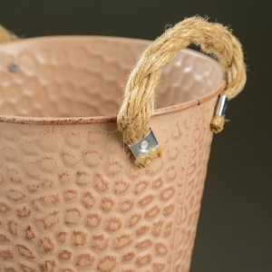 Кашпо-ведерко "Чешуя" цвет микс, 16*16*14 см Кашпо-ведерко "Чешуя" цвет микс, 16*16*14 см