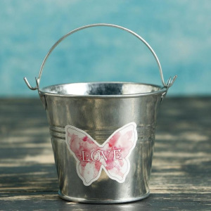 Кашпо-ведерко "Love" 8,5*8,5*7,5см Кашпо-ведерко "Love" 8,5*8,5*7,5см