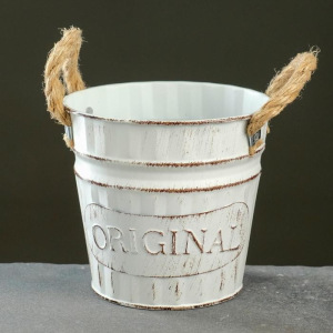 Кашпо-ведерко "Оригинальное" цвет микс, 16*16*15 см Кашпо-ведерко "Оригинальное" цвет микс, 16*16*15 см