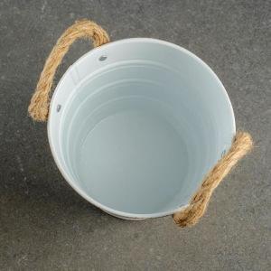 Кашпо-ведерко "Полоски" цвет микс, 13*13*12 см Кашпо-ведерко "Полоски" цвет микс, 13*13*12 см