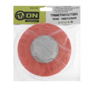 Катушка для триммера ON 15-01-213, легкая заправка лески, гайка M10x1.25, пластик, алюминий Катушка для триммера ON 15-01-213, легкая заправка лески, гайка M10x1.25, пластик, алюминий