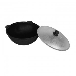 Казан с крышкой, 12 л, круглое дно Казан с крышкой, 12 л, круглое дно