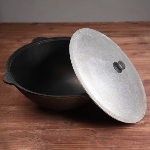 Казан с крышкой, 12 л, плоское дно Казан с крышкой, 12 л, плоское дно