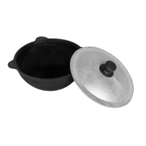 Казан с крышкой, 6 л, плоское дно Казан с крышкой, 6 л, плоское дно