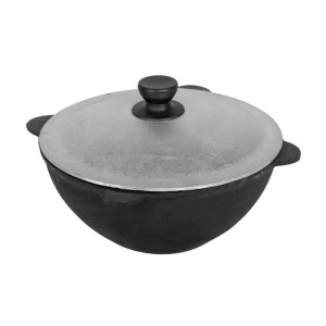 Казан с крышкой, 6 л, плоское дно Казан с крышкой, 6 л, плоское дно