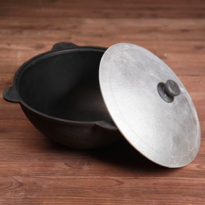 Казан с крышкой, 8 л, плоское дно Казан с крышкой, 8 л, плоское дно