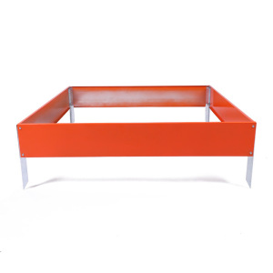 Клумба, 100 × 100 × 15 см, оранжевая, Greengo Клумба, 100 × 100 × 15 см, оранжевая, Greengo