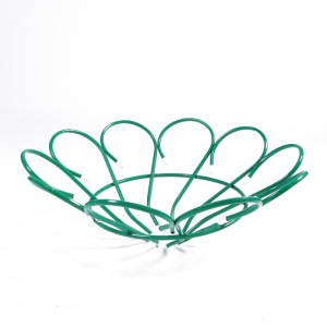 Клумба металлическая, d = 80 см, h = 26 см, зелёная Клумба металлическая, d = 80 см, h = 26 см, зелёная