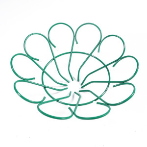 Клумба металлическая, d = 80 см, h = 26 см, зелёная Клумба металлическая, d = 80 см, h = 26 см, зелёная