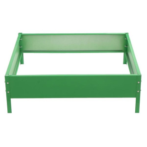Клумба оцинкованная, 80 × 80 × 15 см, зелёная, «Квадро», Greengo Клумба оцинкованная, 80 × 80 × 15 см, зелёная, «Квадро», Greengo
