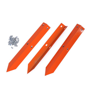 Клумба оцинкованная, d = 100 см, h = 15 см, оранжевая, Greengo Клумба оцинкованная, d = 100 см, h = 15 см, оранжевая, Greengo