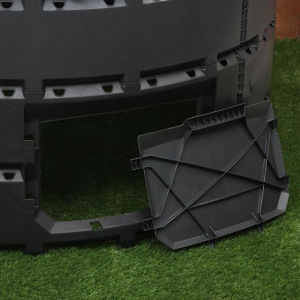 Компостер пластиковый, 1200 л, чёрный Компостер пластиковый, 1200 л, чёрный