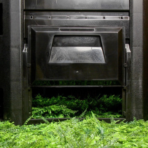 Компостер пластиковый Module, 1200 л, с крышкой, 198 × 72 × 82,6 см, чёрный Компостер пластиковый Module, 1200 л, с крышкой, 198 × 72 × 82,6 см, чёрный