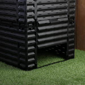 Компостер пластиковый PitEco, 300 л, с крышкой, 80 × 60 × 60 см, чёрный Компостер пластиковый PitEco, 300 л, с крышкой, 80 × 60 × 60 см, чёрный