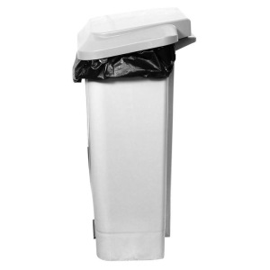 Контейнер мусорный 60л 330х445х800 серый с педалью и пакетодержателем Контейнер мусорный 60л 330х445х800 серый с педалью и пакетодержателем