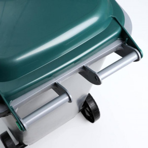 Контейнер универсальный «Садовый», 120 л, на колёсиках, цвет зелёный Контейнер универсальный «Садовый», 120 л, на колёсиках, цвет зелёный