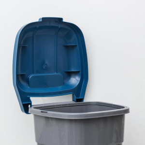 Контейнер универсальный «Садовый», 65 л, на колёсиках, цвет серый Контейнер универсальный «Садовый», 65 л, на колёсиках, цвет серый