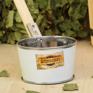 Ковш для бани из нержавеющей стали, 0.7л, 50 см, с деревянной ручкой, "Добропаровъ" Ковш для бани из нержавеющей стали, 0.7л, 50 см, с деревянной ручкой, "Добропаровъ"