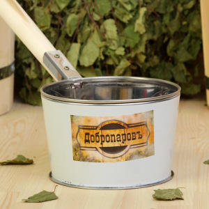 Ковш для бани из нержавеющей стали, 1.2л, 45 см, с деревянной ручкой, "Добропаровъ" Ковш для бани из нержавеющей стали, 1.2л, 45 см, с деревянной ручкой, "Добропаровъ"