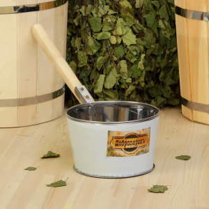 Ковш для бани из нержавеющей стали, 2л, 45 см, с деревянной ручкой, "Добропаровъ" Ковш для бани из нержавеющей стали, 2л, 45 см, с деревянной ручкой, "Добропаровъ"