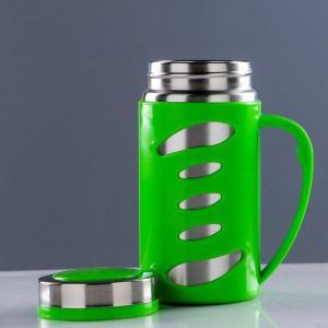 Кружка-заварник "Следы когтей" с ручкой, 450 мл, микс, 10х15 см Кружка-заварник "Следы когтей" с ручкой, 450 мл, микс, 10х15 см