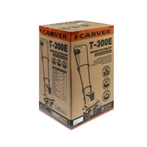 Культиватор CARVER T-300 Е, электрический, 800 Вт, 340 об/мин, шир./гл. 28/20 см + СМАЗКА Культиватор CARVER T-300 Е, электрический, 800 Вт, 340 об/мин, шир./гл. 28/20 см + СМАЗКА