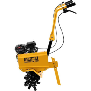 Культиватор STEHER GK-150, бензиновый, 3 л.с., 2200 Вт, ширина/глубина 45/25 см, 1 скорость 506736 Культиватор STEHER GK-150, бензиновый, 3 л.с., 2200 Вт, ширина/глубина 45/25 см, 1 скорость 506736