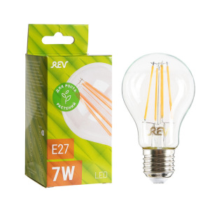 Лампа светодиодная REV LED FILAMENT GARDEN, A60, 7 Вт, Е27, 504 Лм, для растений Лампа светодиодная REV LED FILAMENT GARDEN, A60, 7 Вт, Е27, 504 Лм, для растений