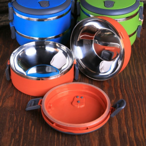 Ланч-бокс двухуровневый «Будет вкусно», 1 л, МИКС Ланч-бокс двухуровневый «Будет вкусно», 1 л, МИКС