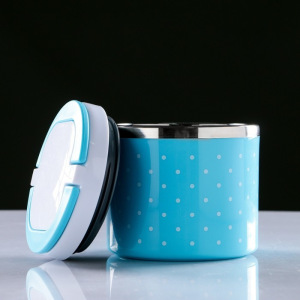 Ланч-бокс "Толоза", 630 мл, сохраняет тепло 2 часа, микс, 11.5х11х11 см Ланч-бокс "Толоза", 630 мл, сохраняет тепло 2 часа, микс, 11.5х11х11 см