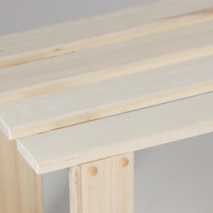 Лавка "Эконом", 80×35×41см, из липы Лавка "Эконом", 80×35×41см, из липы