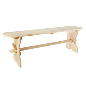 Лавка с фигурными ножками, 120×30×42см, из сосны Лавка с фигурными ножками, 120×30×42см, из сосны