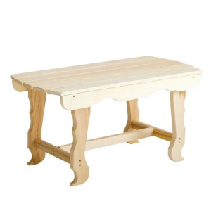 Лавка с фигурными ножками, 90×40×43,5см, из липы, "Добропаровъ" Лавка с фигурными ножками, 90×40×43,5см, из липы, "Добропаровъ"