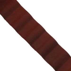 Лента бордюрная, 0.1 × 9 м, толщина 0.6 мм, пластиковая, гофра, терракотовая Лента бордюрная, 0.1 × 9 м, толщина 0.6 мм, пластиковая, гофра, терракотовая