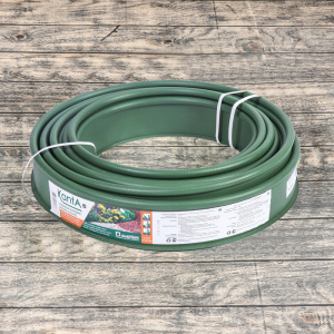 Лента бордюрная, 0.11 × 10 м, толщина 1 мм, пластиковая, оливковая, KANTA Лента бордюрная, 0.11 × 10 м, толщина 1 мм, пластиковая, оливковая, KANTA