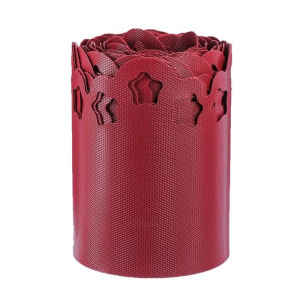 Лента бордюрная, 0.2 × 9 м, толщина 1.2 мм, пластиковая, фигурная, красная Лента бордюрная, 0.2 × 9 м, толщина 1.2 мм, пластиковая, фигурная, красная