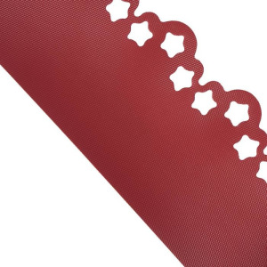 Лента бордюрная, 0.2 × 9 м, толщина 1.2 мм, пластиковая, фигурная, красная Лента бордюрная, 0.2 × 9 м, толщина 1.2 мм, пластиковая, фигурная, красная