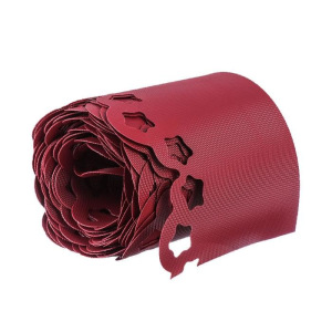 Лента бордюрная, 0.2 × 9 м, толщина 1.2 мм, пластиковая, фигурная, красная Лента бордюрная, 0.2 × 9 м, толщина 1.2 мм, пластиковая, фигурная, красная