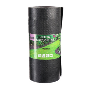 Лента бордюрная, 0.3 × 10 м, толщина 1.2 мм, пластиковая чёрная, Greengo Лента бордюрная, 0.3 × 10 м, толщина 1.2 мм, пластиковая чёрная, Greengo