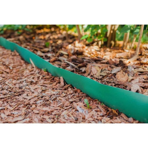 Лента бордюрная, 0.3 × 10 м, толщина 1.2 мм, пластиковая, зелёная, Greengo Лента бордюрная, 0.3 × 10 м, толщина 1.2 мм, пластиковая, зелёная, Greengo