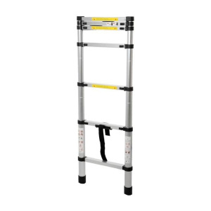 Лестница телескопическая TUNDRA, алюминиевая, 7 ступеней, 2 м Лестница телескопическая TUNDRA, алюминиевая, 7 ступеней, 2 м