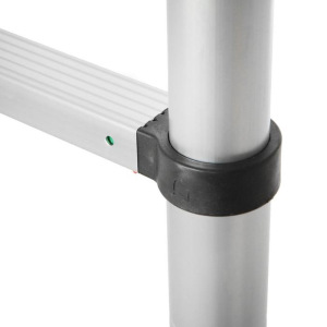 Лестница телескопическая TUNDRA, алюминиевая, 9 ступеней, автомат, 2.6 м Лестница телескопическая TUNDRA, алюминиевая, 9 ступеней, автомат, 2.6 м